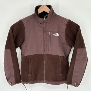 THE NORTH FACE Denali Polartec Fleece Jacket Brown Sz S Women’s R8